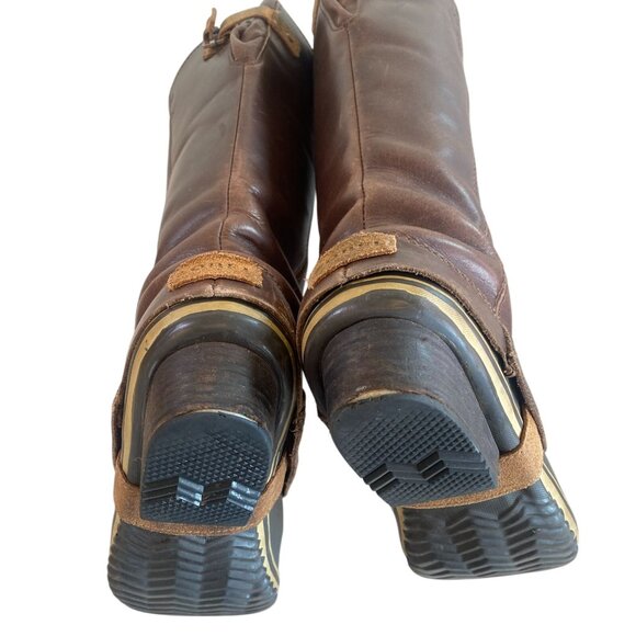 Original SOREL SLIMPACK W11 Tall Equestrian Riding Boot Brown Waterproof RARE - Picture 14 of 15